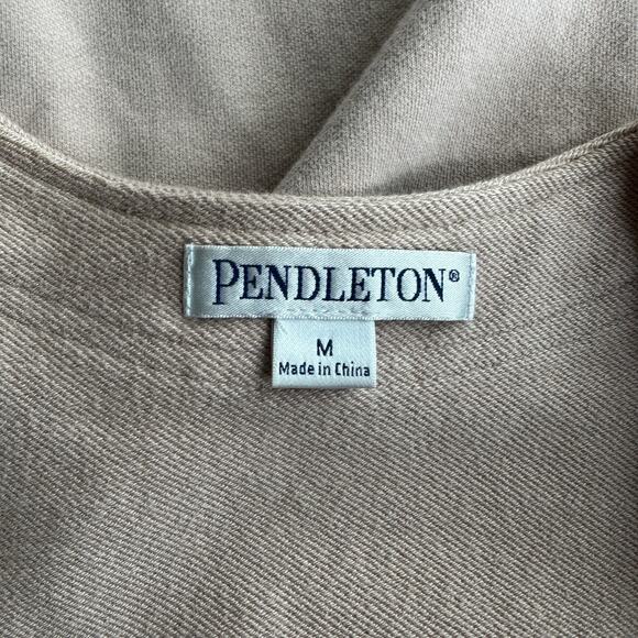 Pendleton Medium Tan Cropped Jacket - Picture 4 of 5